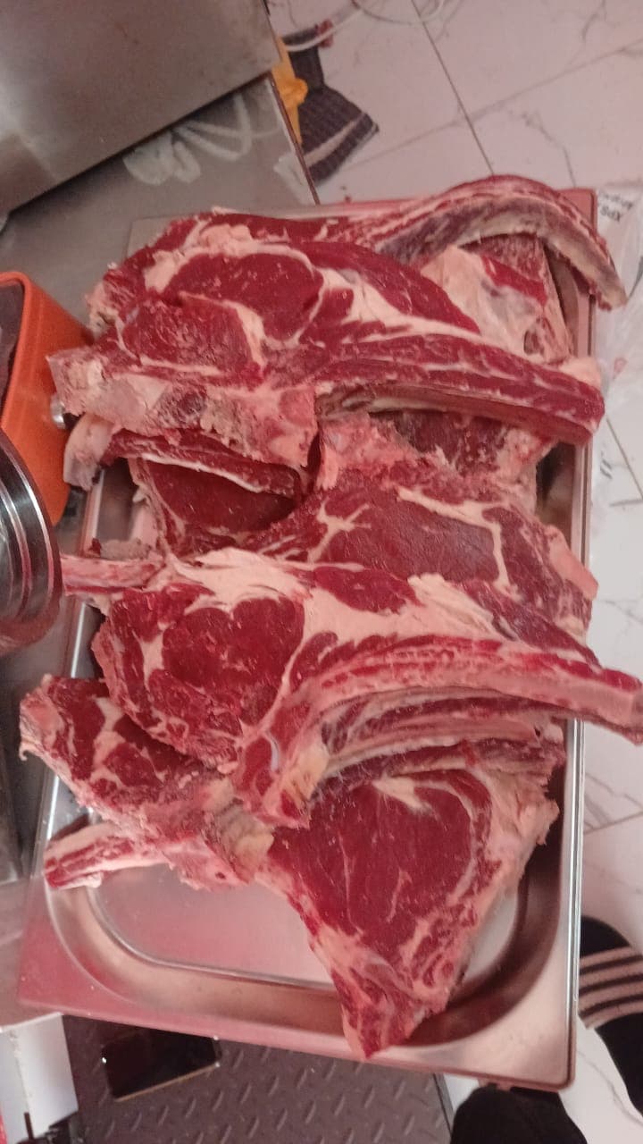 Côtes de bœuf persillées