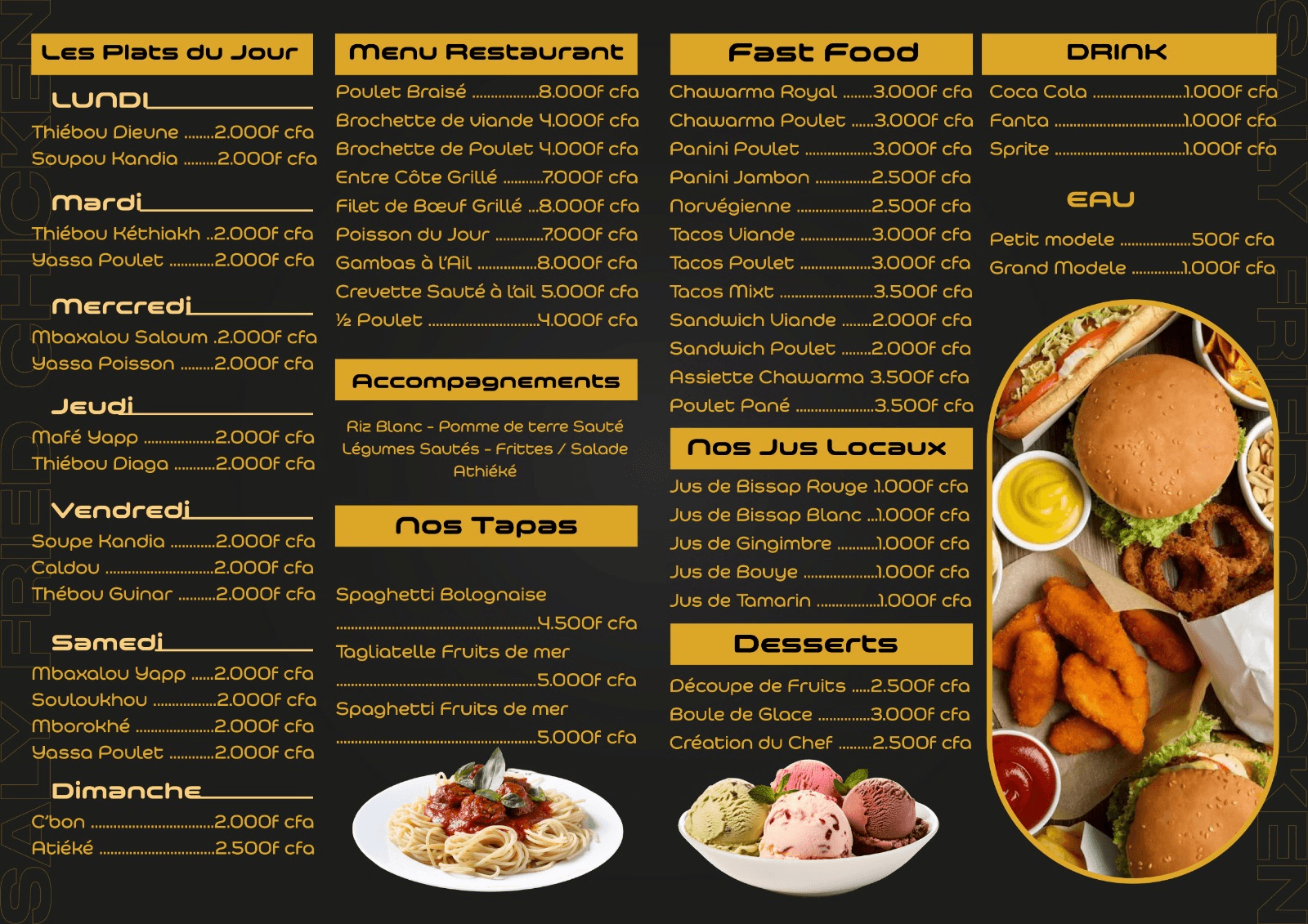 Menu Saly Fried Chicken